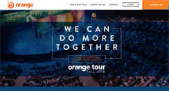 Desktop Screenshot of orangetour.org